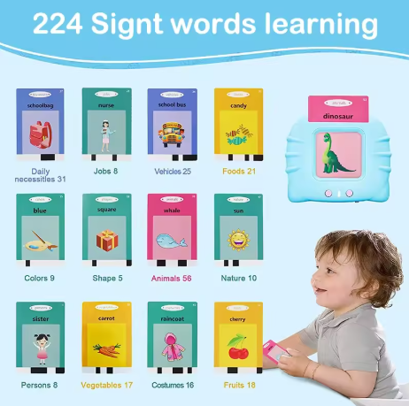 Talk, Learn & Play – Interactive Talking Flash Card Device