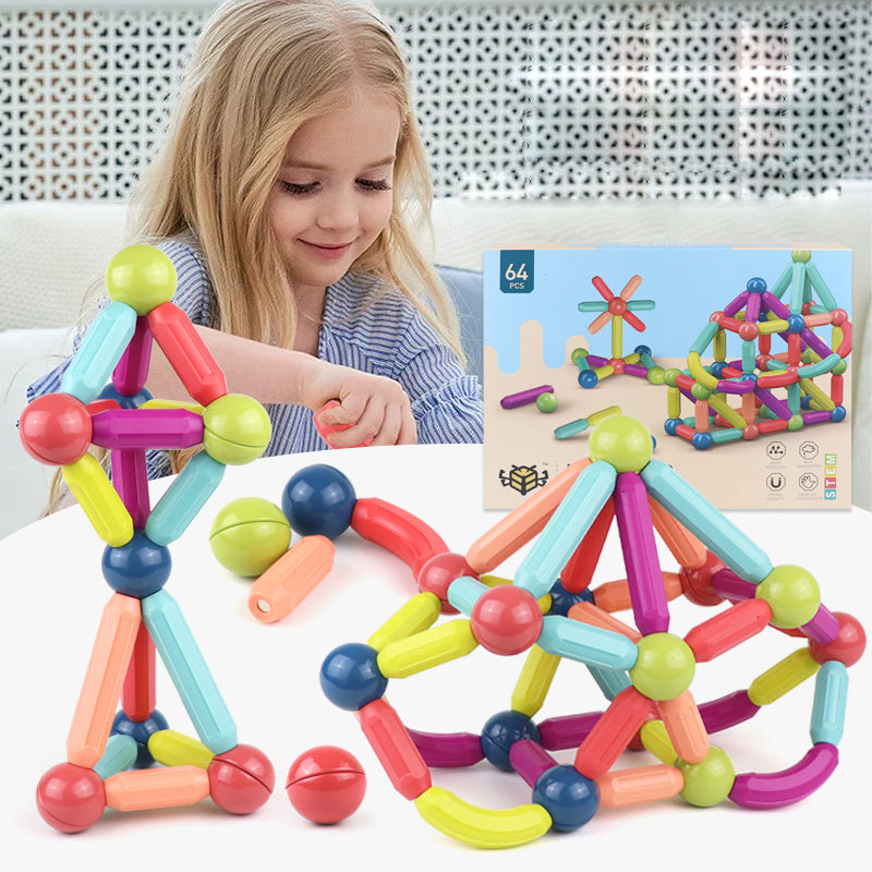 Magnetic Stick Toy Set - Build, Create and Play