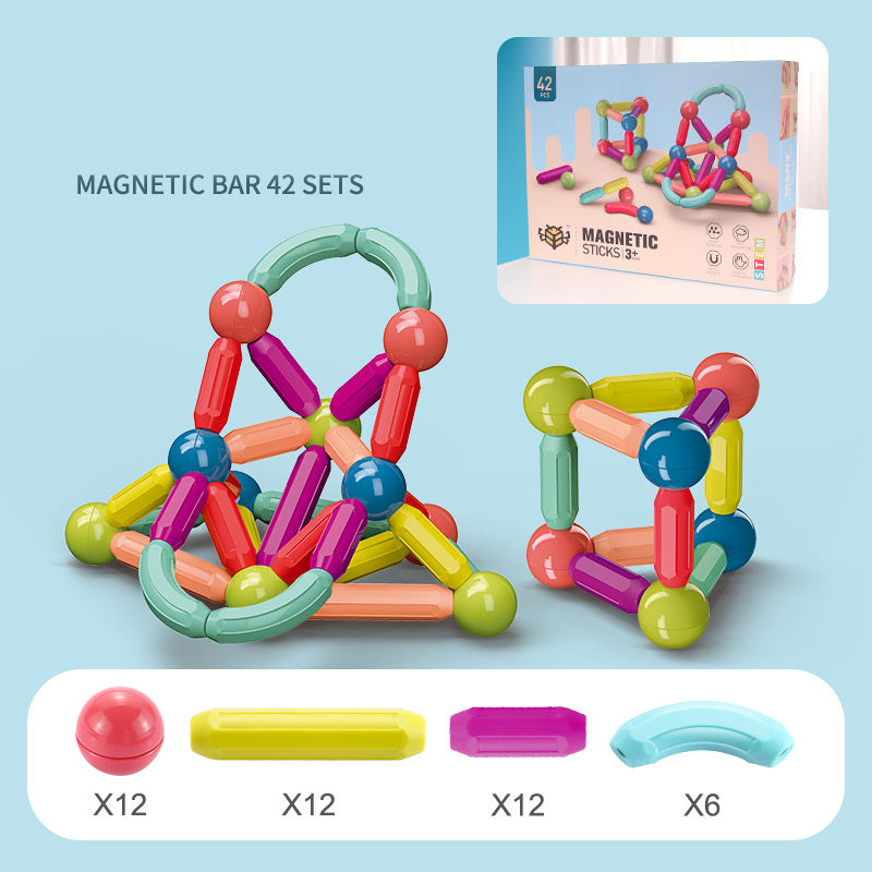 Magnetic Stick Toy Set - Build, Create and Play