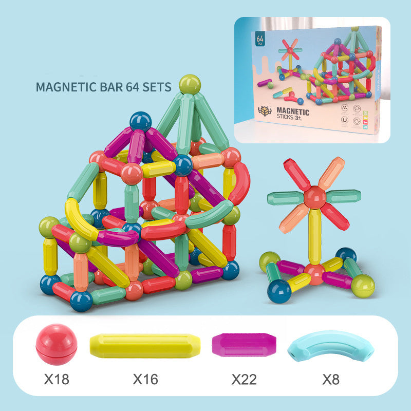 Magnetic Stick Toy Set - Build, Create and Play