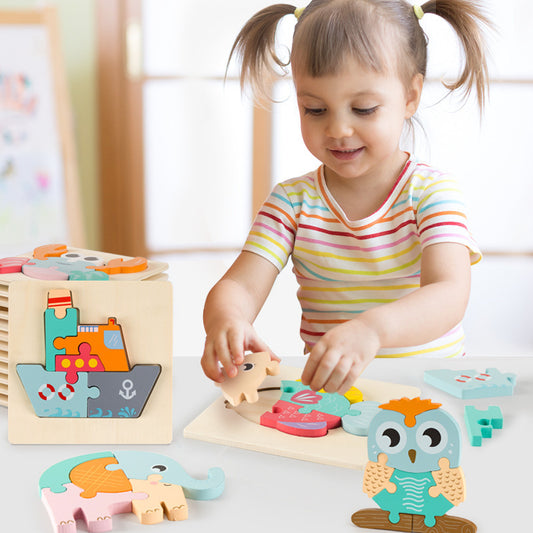 From Pieces to Play: Build Adorable 3D Animals  and Vehicles Puzzle