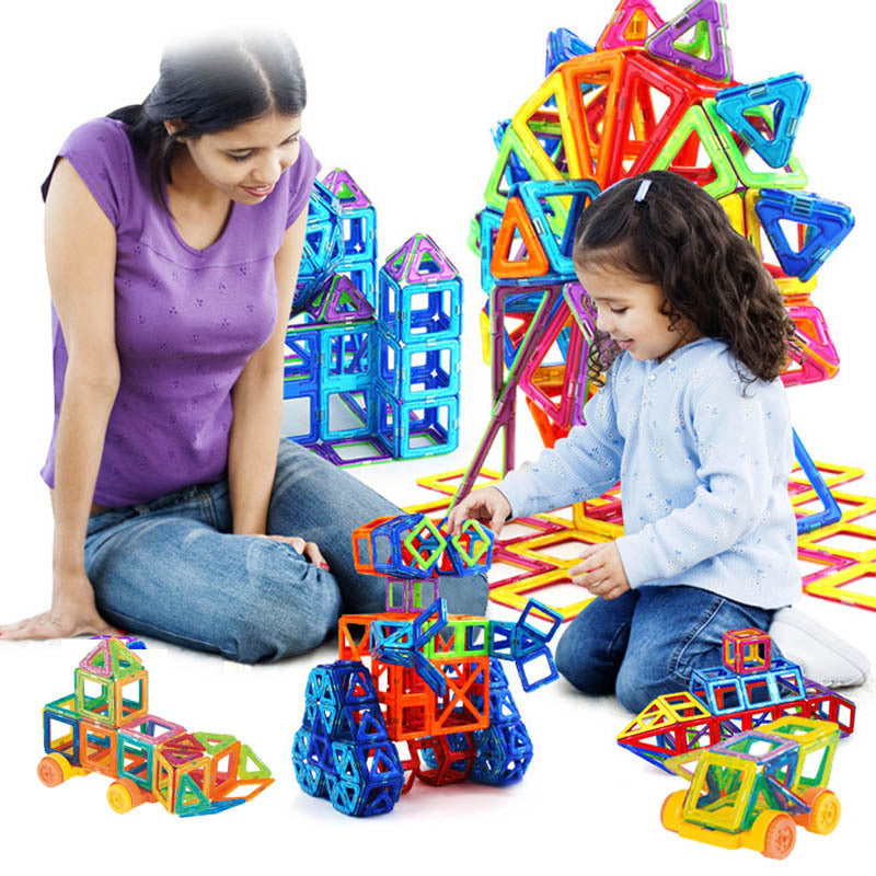 Magnetic Tile Set -  Build & Imagine